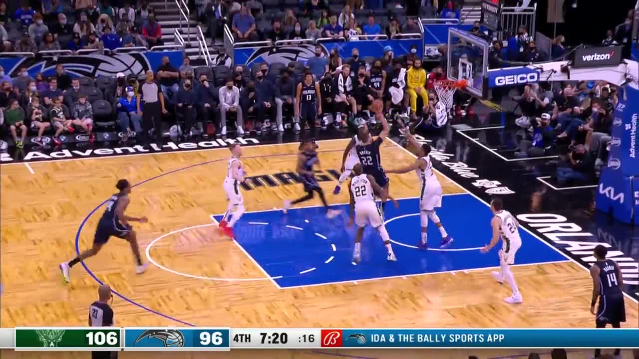 Highlight Franz Wagner Uses The Euro Step On Giannis To Hit The Basket R Nba