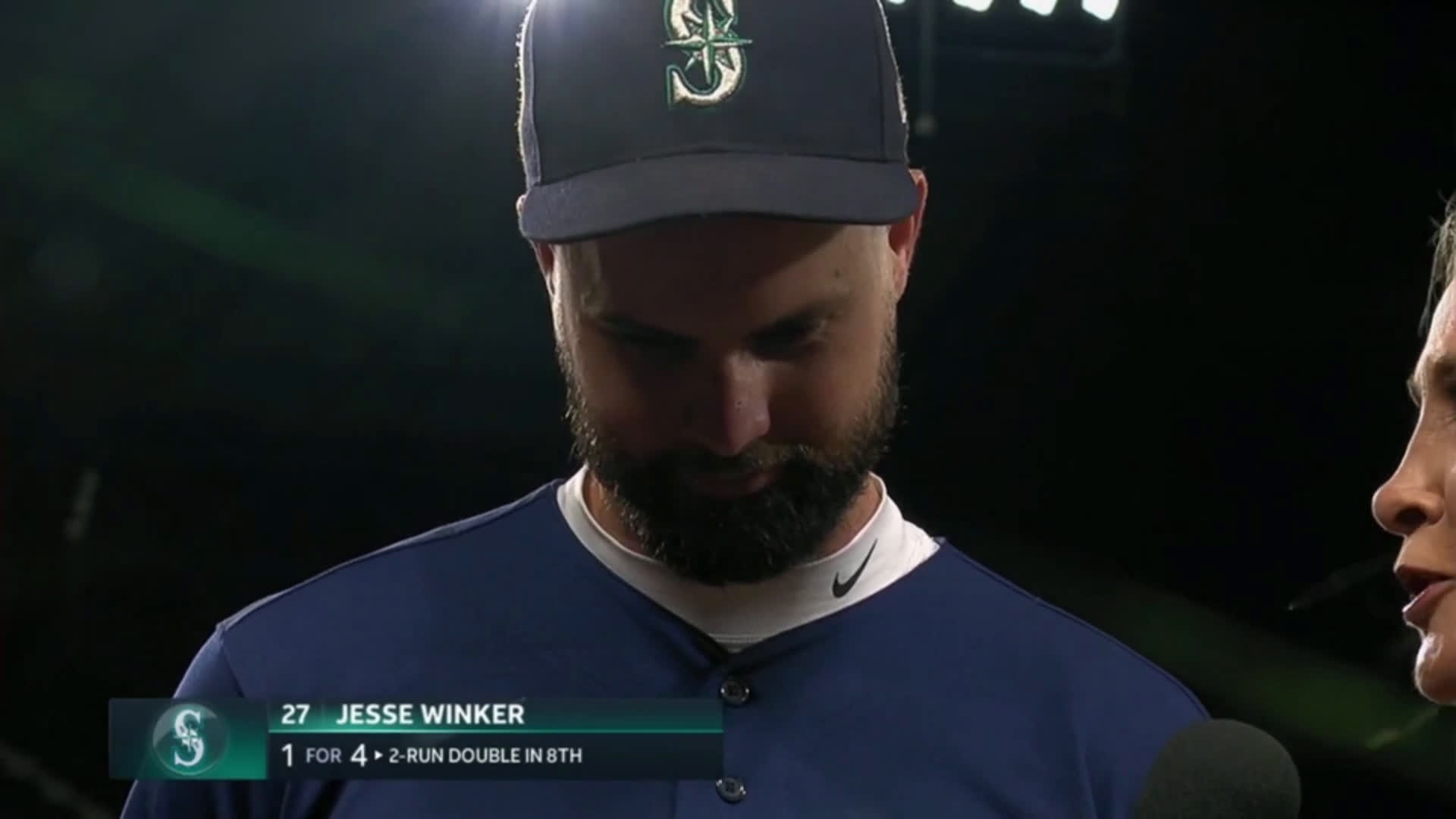 Jesse Winker in his postgame interview: I was just happy to get a  hitshit : r/baseball