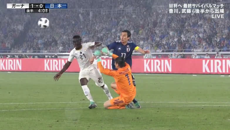 動画 ガーナ戦で川島永嗣がファウルでpkを献上 長谷部誠との連携ミスから追加点となるゴールを決められる 動画 ガーナ戦で川島永嗣がファウルでpkを献上 長谷部誠との連携ミスから追加点となるゴールを決められる