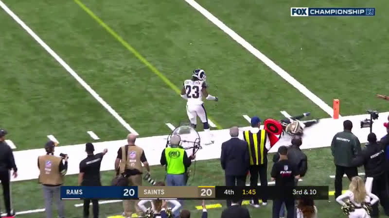 REPORT: Rams defensive back fined for controversial hit on Saints wide  receiver during NFC Championship Game