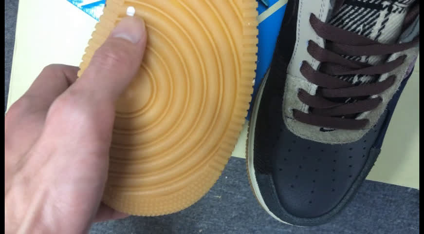 Travis Scott X Nike Air Force 1 Low Zipper Cactus Jack Running Shoes Black Brown