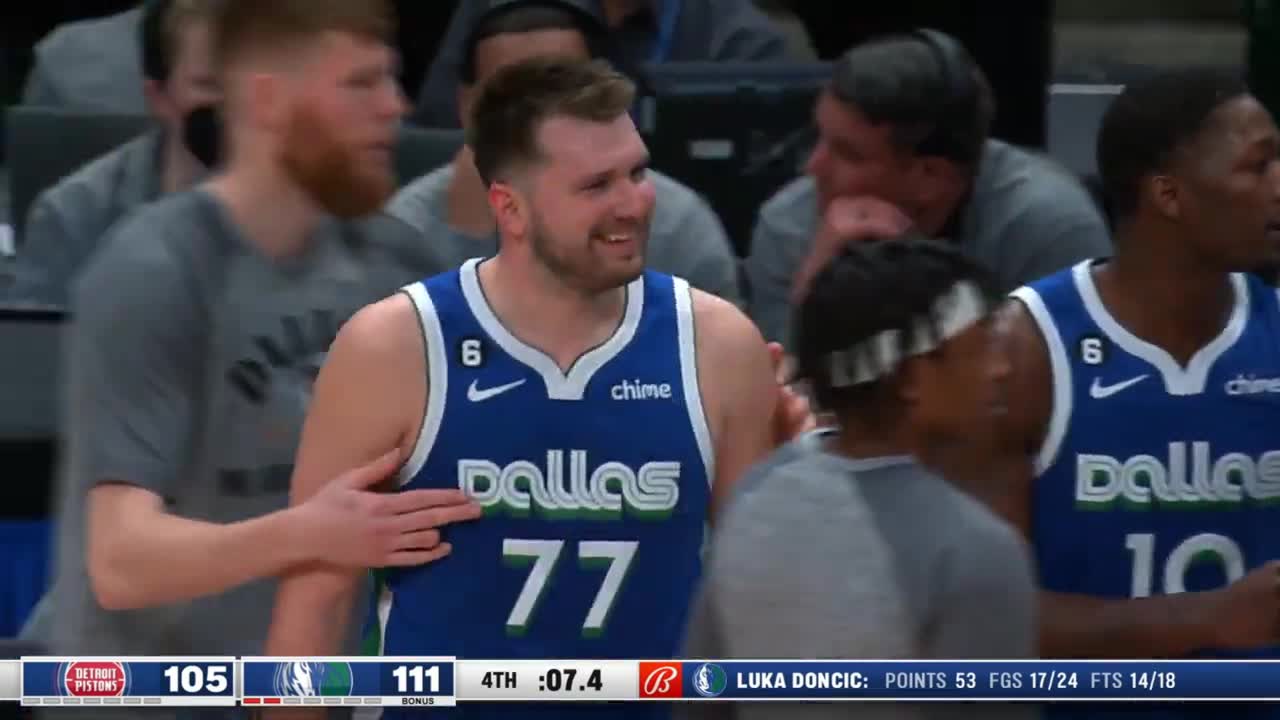 Watch: A frustrated Luka Doncic rips his jersey during Mavericks