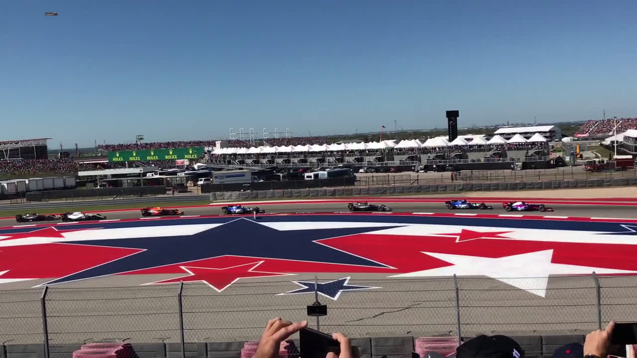 Usgp Layout USGP Race Start 2017