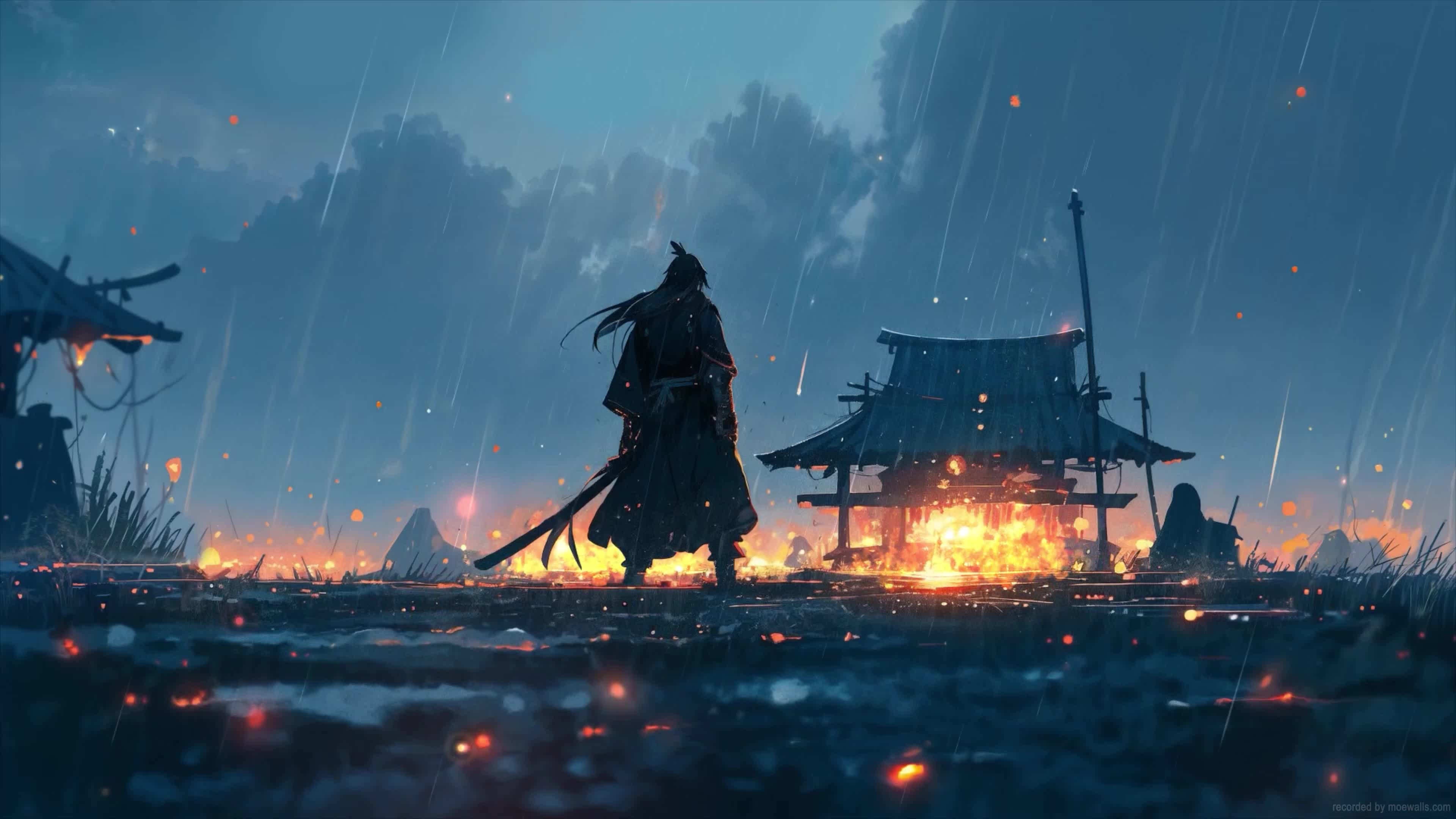 Samurai Returns 4K Live Wallpaper