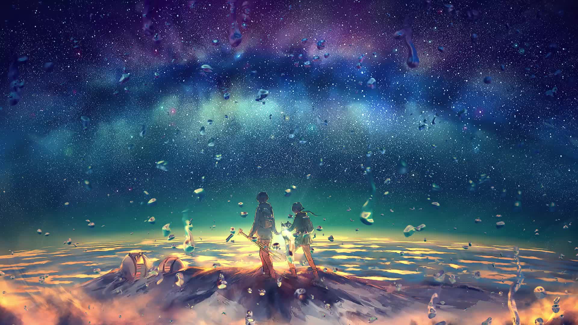 The Heavens Beneath Anime 60fps Live Wallpaper