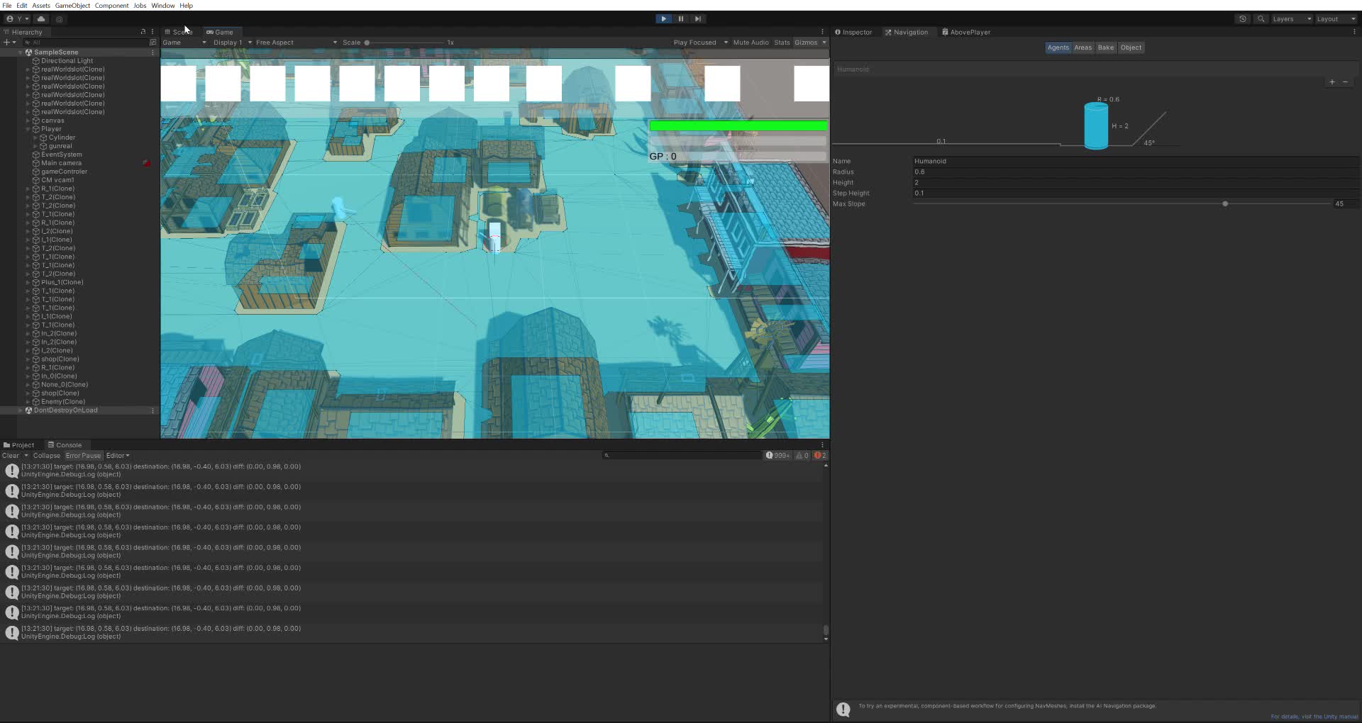 My project samplescene windows mac linux unity 2021 3 1f1