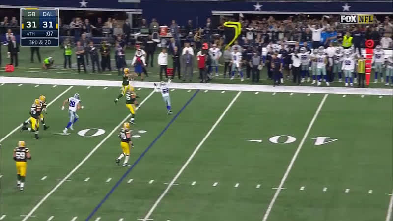 Packers' Jared Cook Makes Incredible Catch on Toes to Help Packers Beat  Cowboys