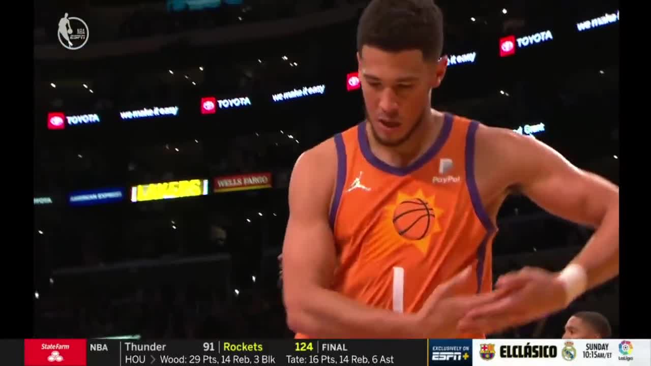 Devin Booker is biggest loser of LeBron James' Lakers jersey change from 6  to 23