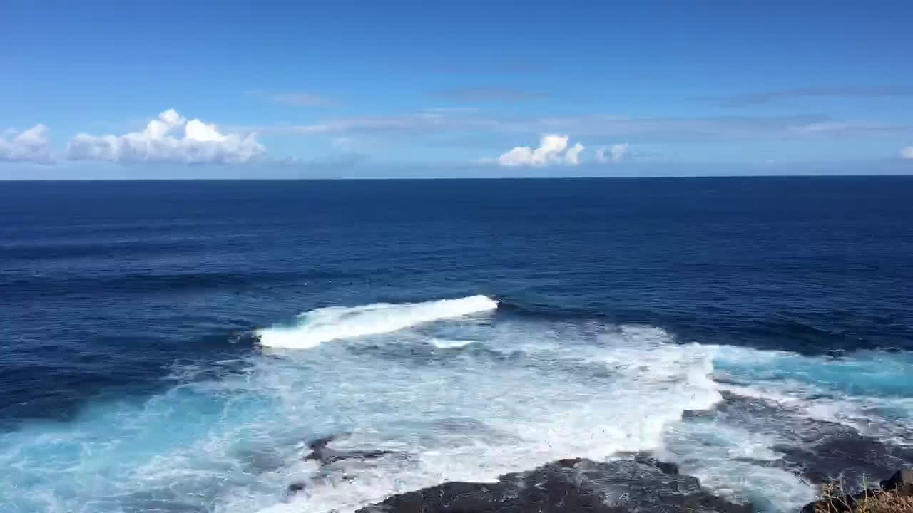 Time lapse of some waves