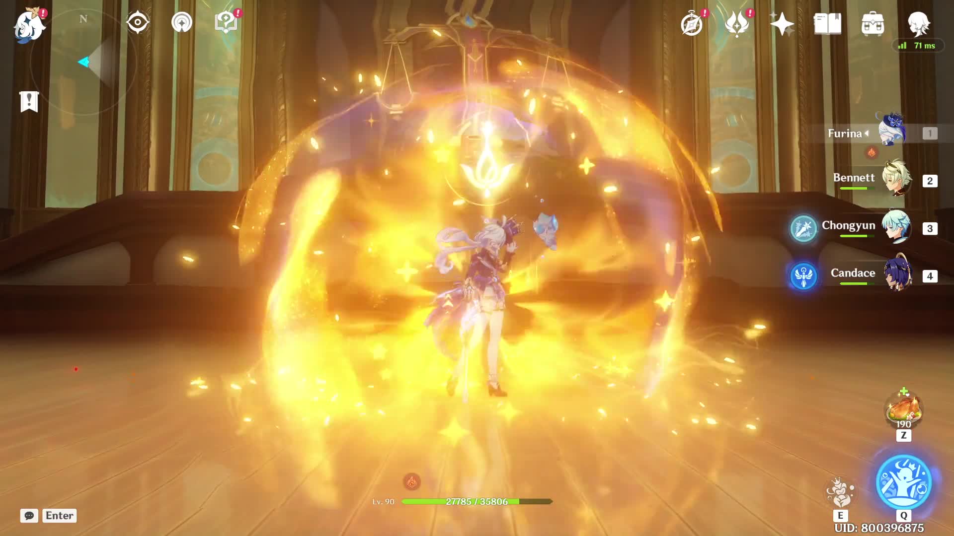 Furina Infused Charged Attack2