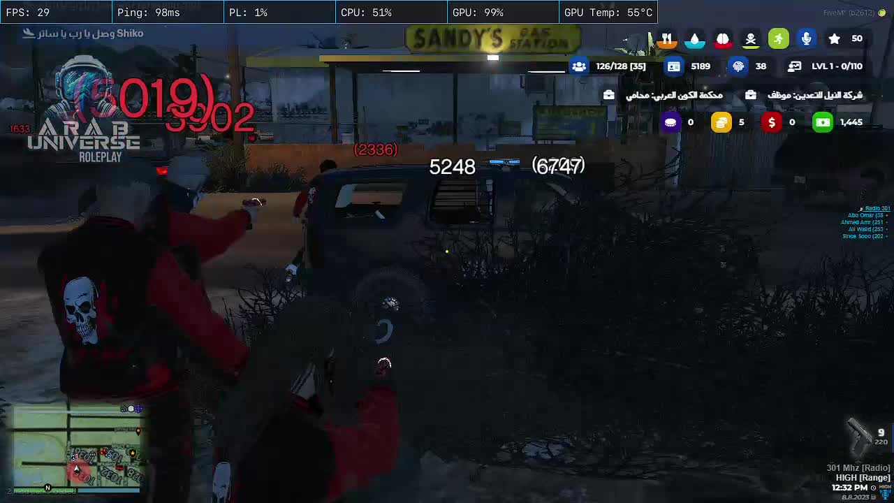 FiveM® by Cfx.re - AU₰ Arab Universe RP discord.gg_HMC2fBG 2023-08-09 ...