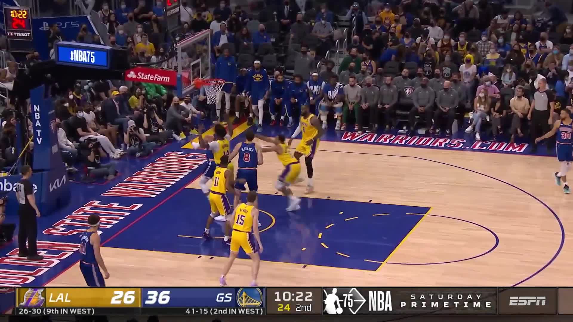 Warriors film study: Klay Thompson torches the Lakers - Golden