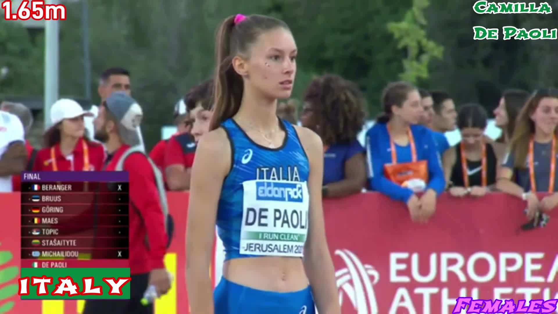 [High Jumper] Camilla De Paoli [1.65m]