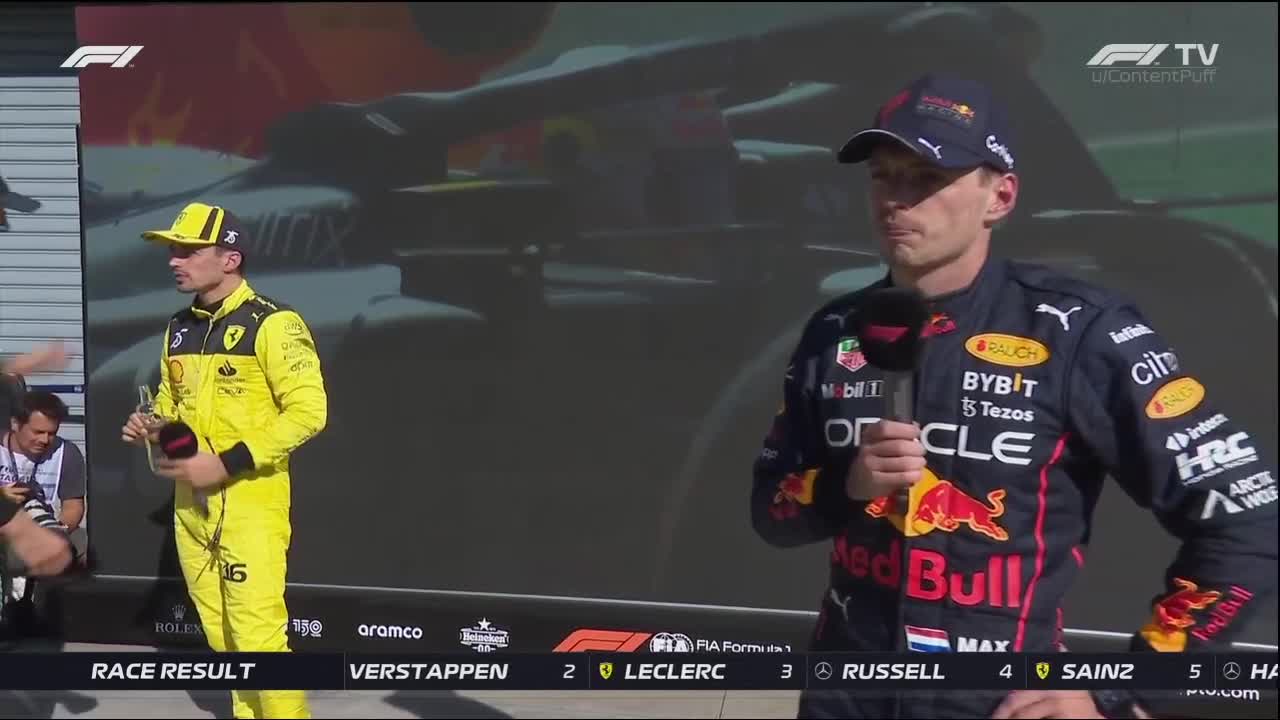 Max Verstappen Post Race Interview