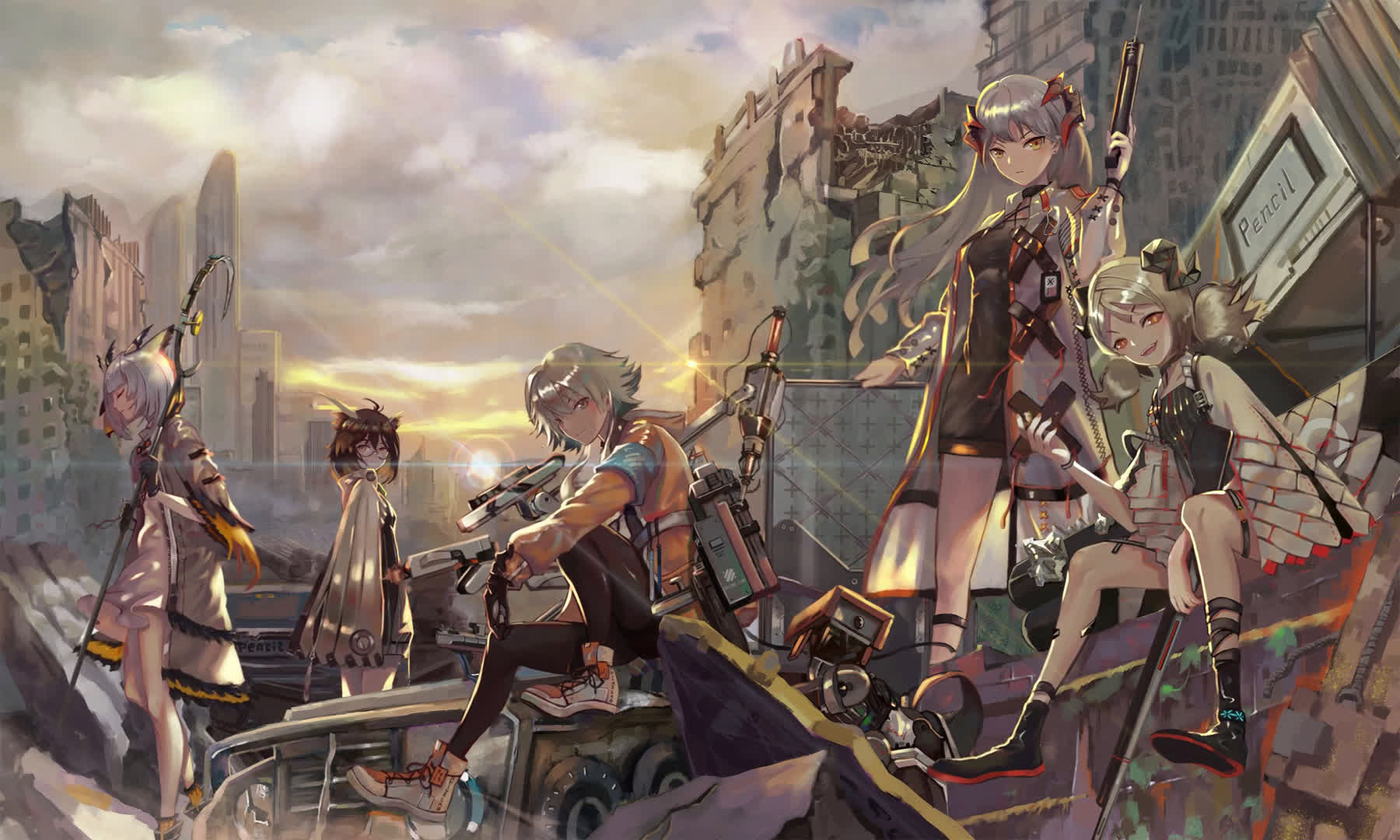 arknights anime game live wallpaper