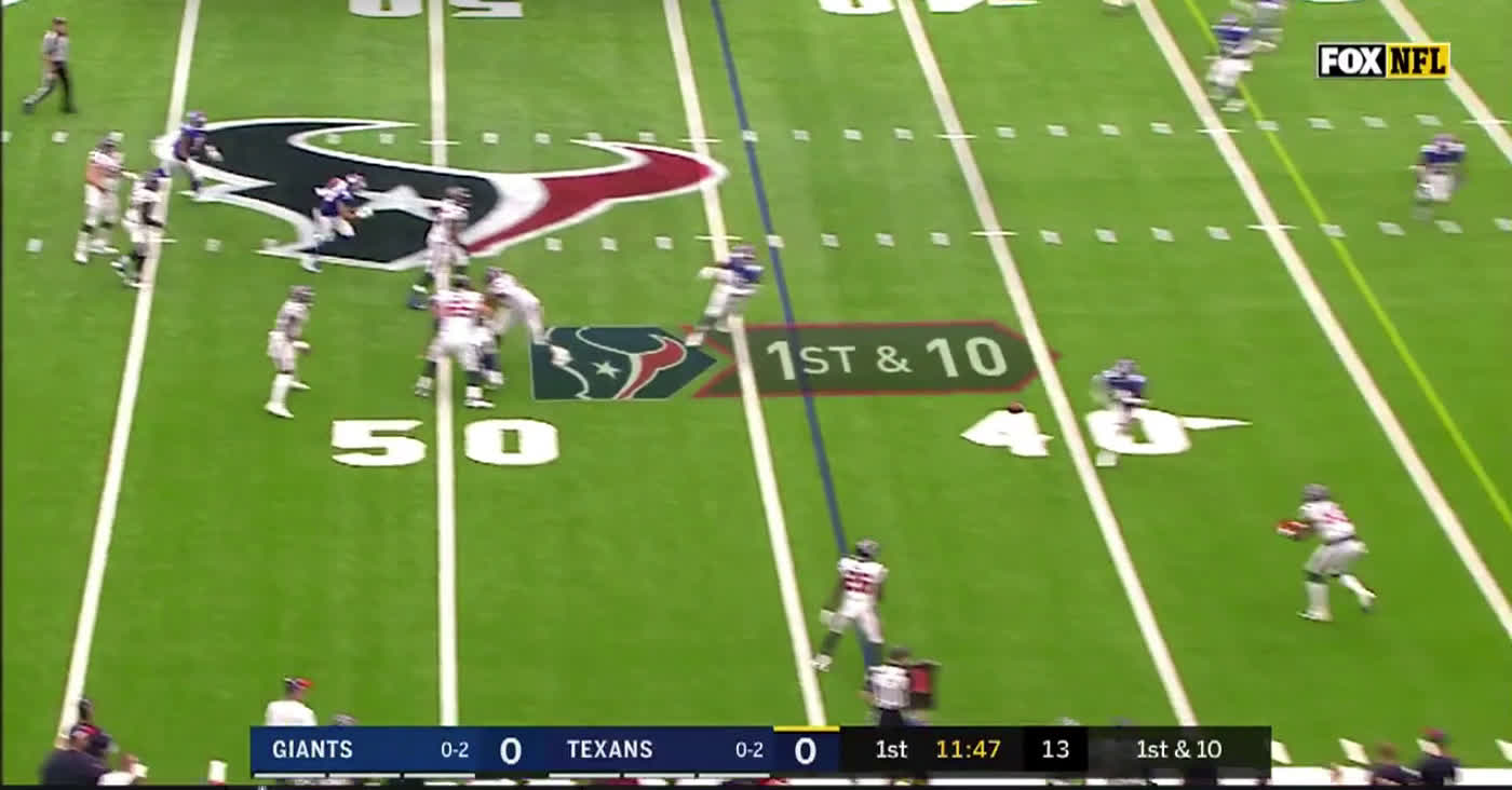 Giants vs. Texans, Week 3: Three Plays That Changed The Game - Big