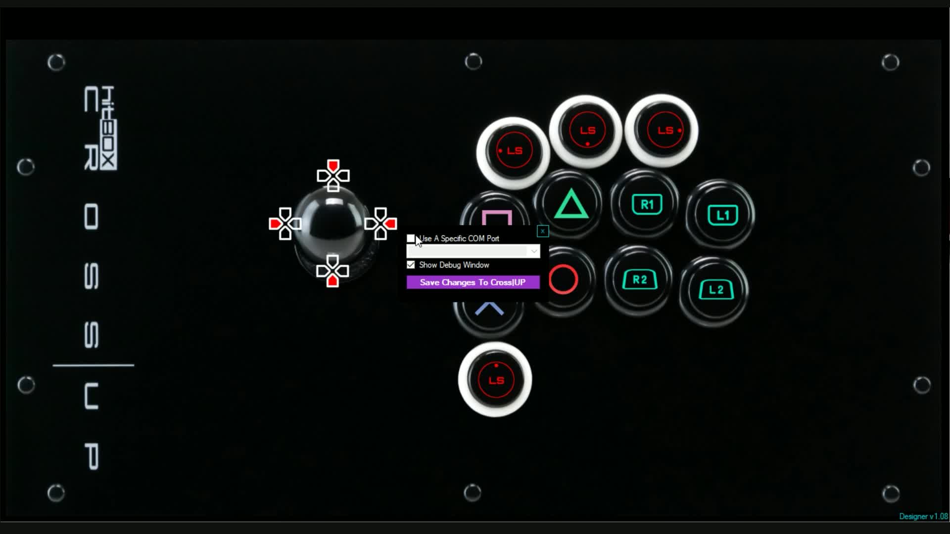 Loading and Saving Profiles on Cross|Up – Hit Box Arcade