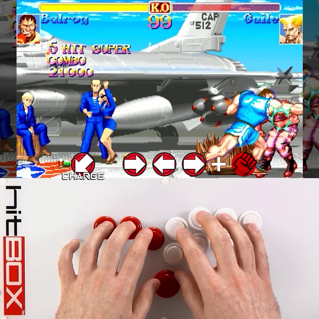 Street Fighter - Charge Motions – Hit Box Arcade