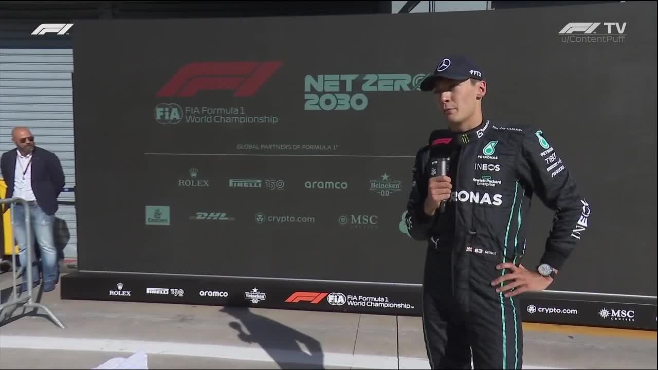 George Russell Post Race Interview