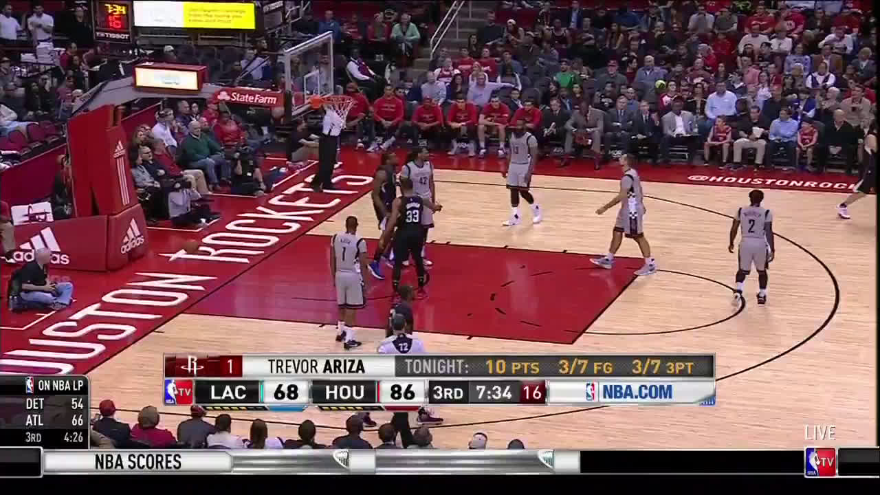 DeAndre Jordan charges towards the rim and throws down the monstrous ...