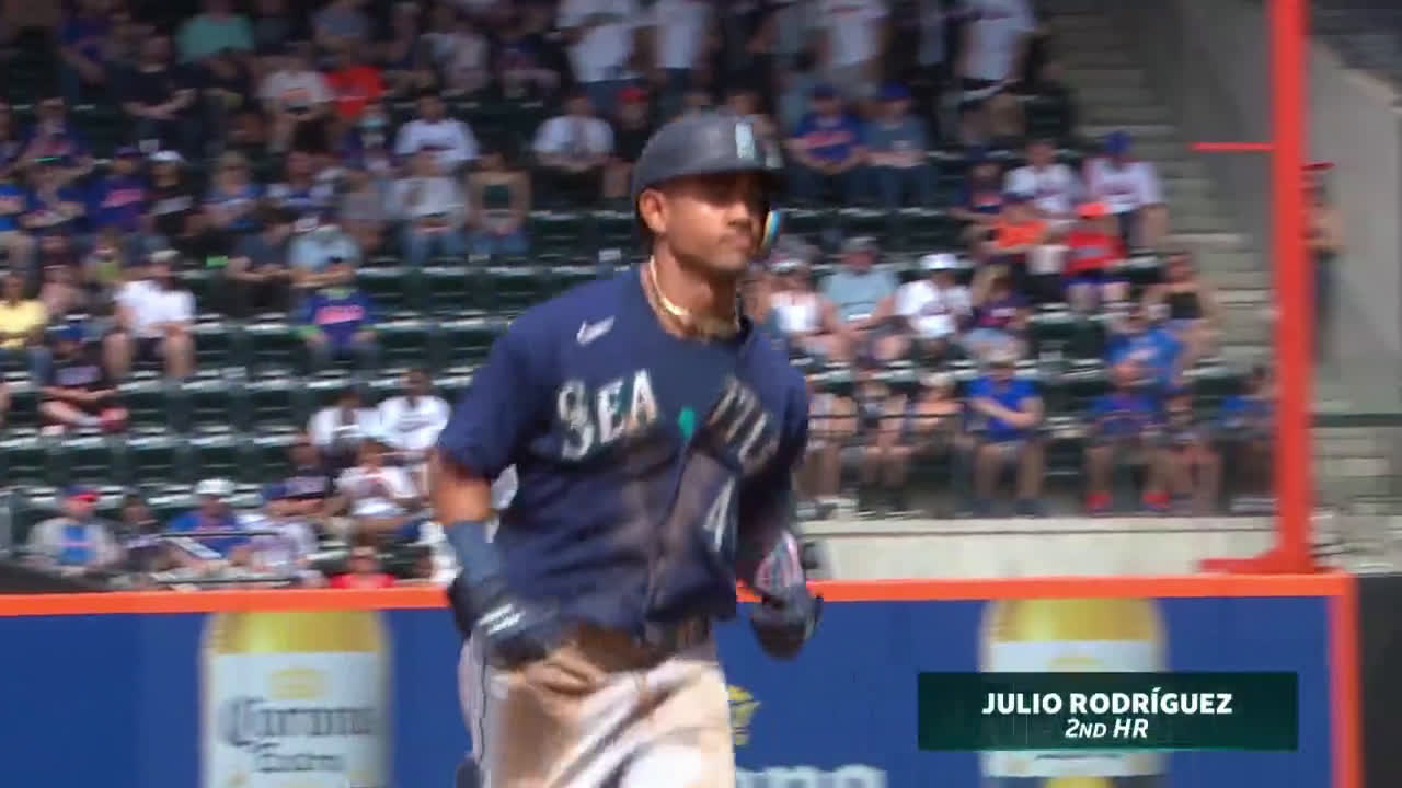 Julio Rodriguez crushes 3-run home run, Mariners complete sweep of Rangers