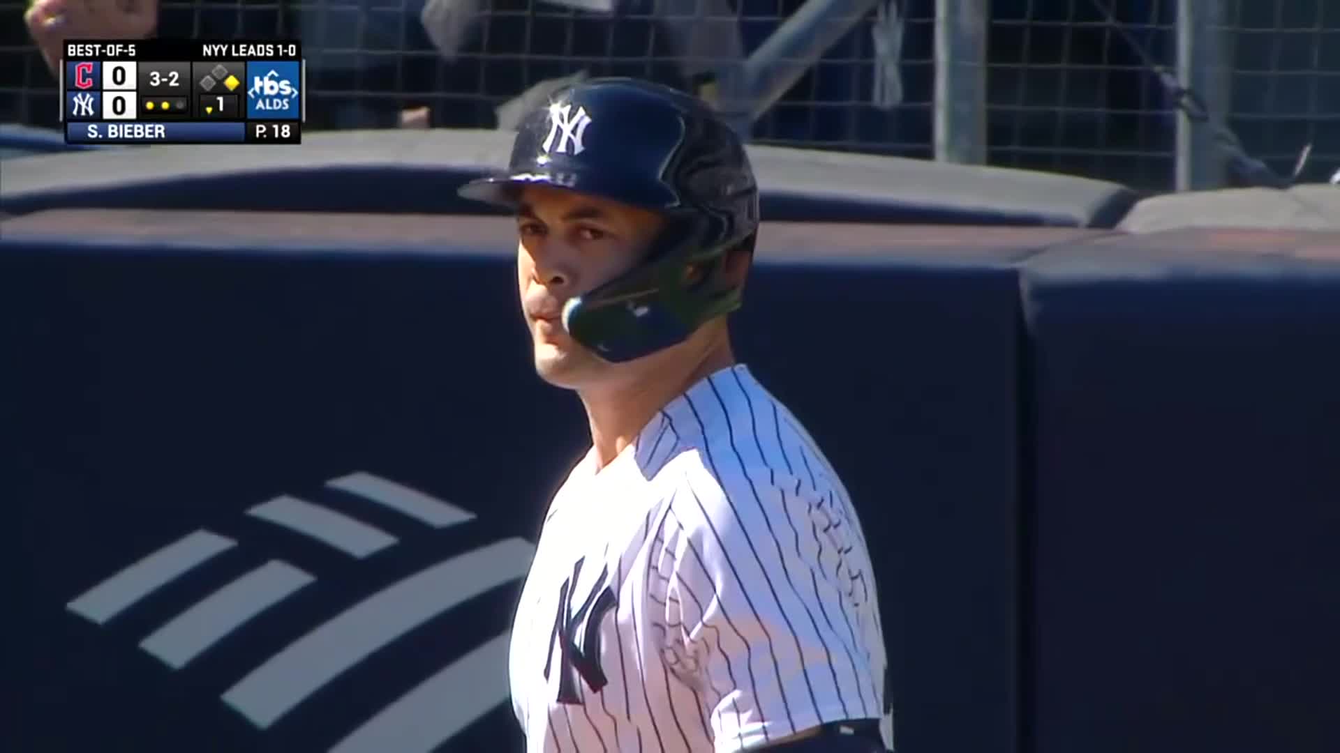 Giancarlo Stanton, in Yankee introduction, tells Marlins fans: 'Maybe watch  from afar