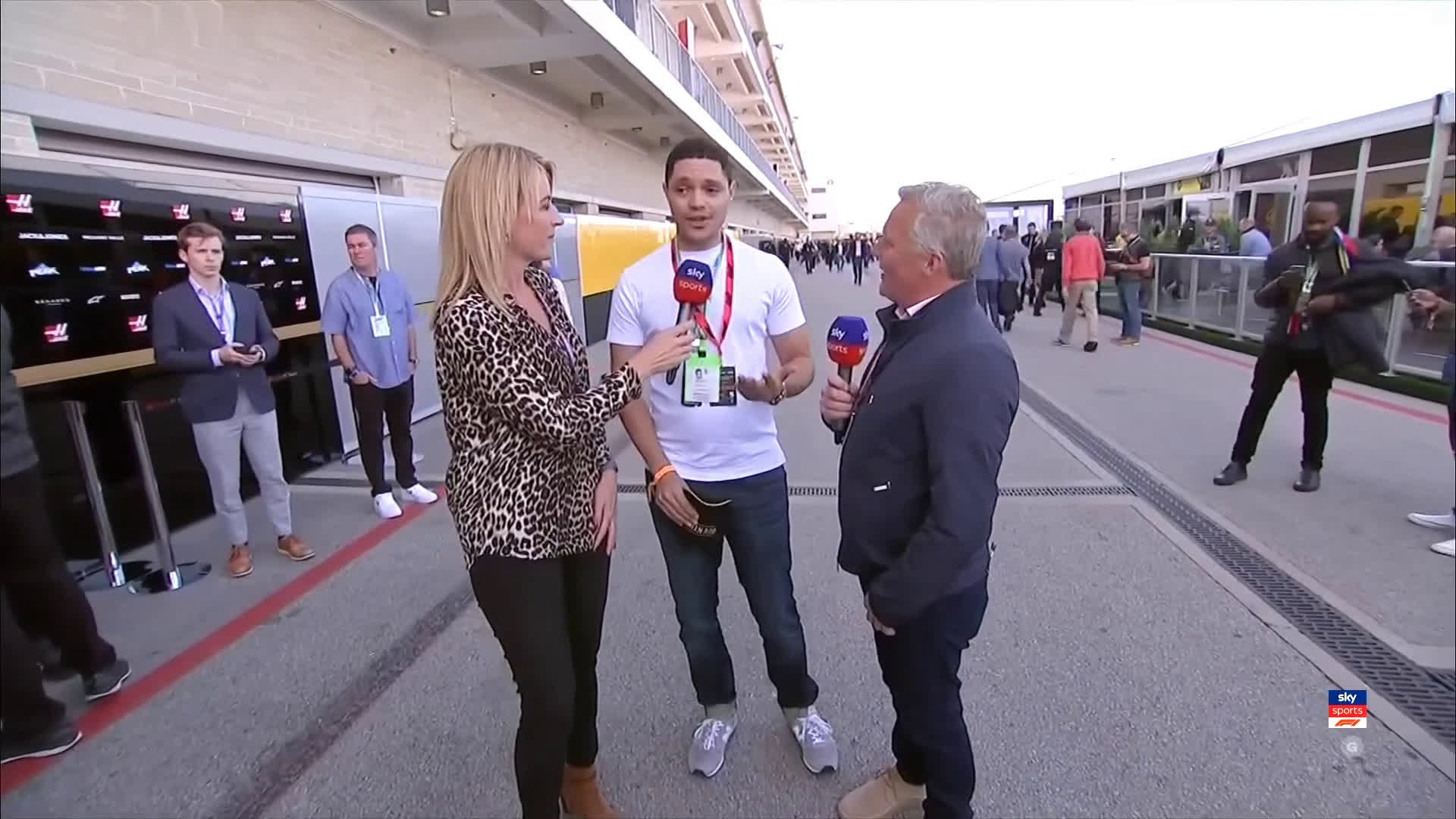 Trevor Noah interview with Sky F1 before qualifying United States Grand Prix 2019 r/formula1