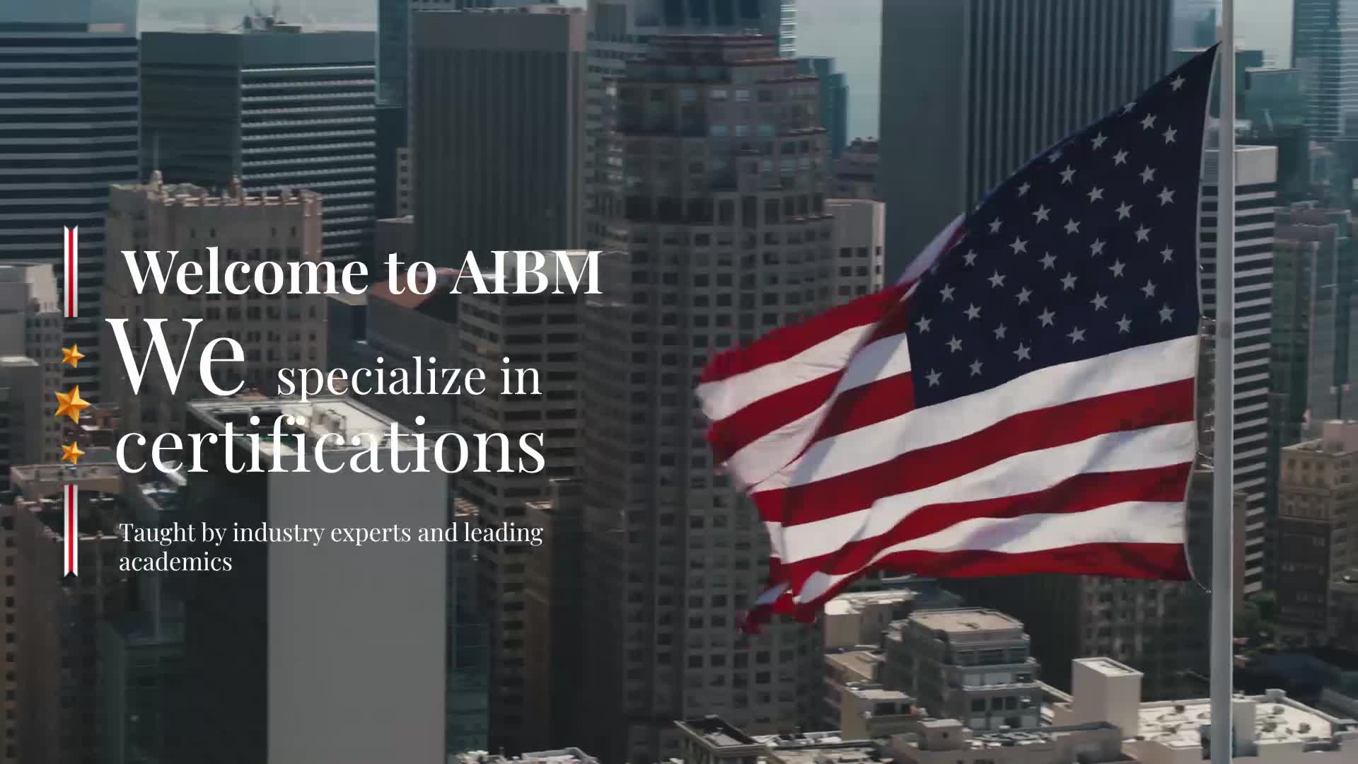 Business & Management Certification - AIBM US