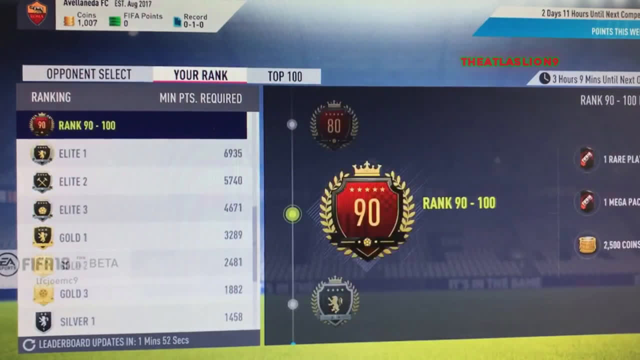 Fifa 18 Squad Battles Rewards And Rankings