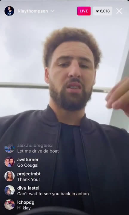 I'm on a boat! Steph Curry is delighted with Klay Thompson's sea