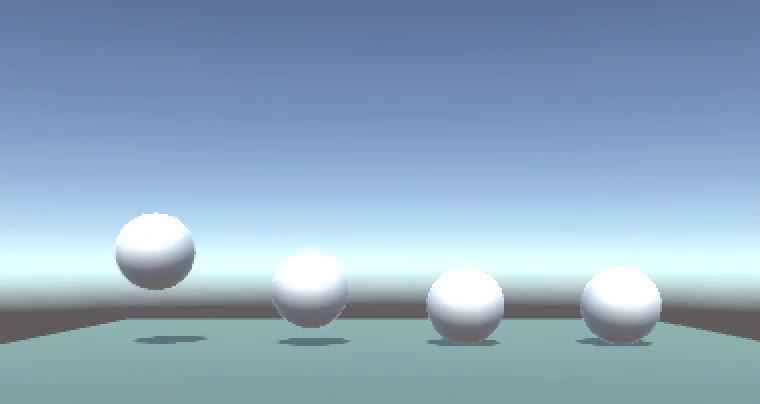 ボールをバウンドさせたい Physic Material ロバメモ 素人のunity覚書と奮闘記 ボールをバウンドさせたい Physic Material ロバメモ 素人のunity覚書と奮闘記