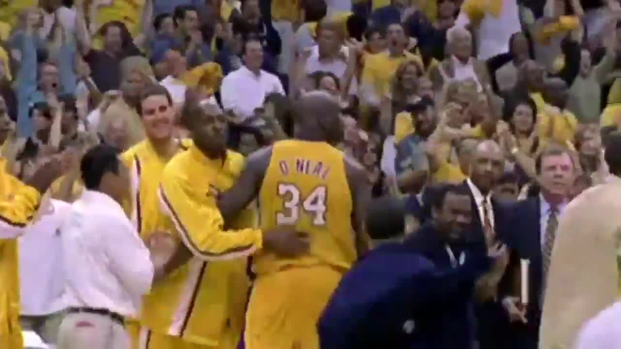 Shaq Game 7 Clutch Alley-Oop Dunk from Kobe - video Dailymotion