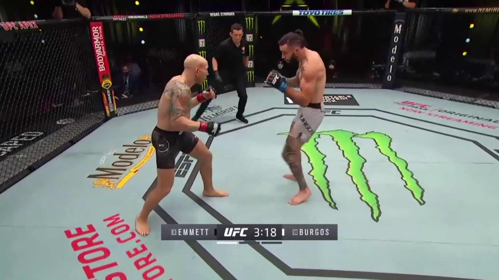 Josh Emmett Vs Shane Burgos Smashing A Cyclone The Fight Site