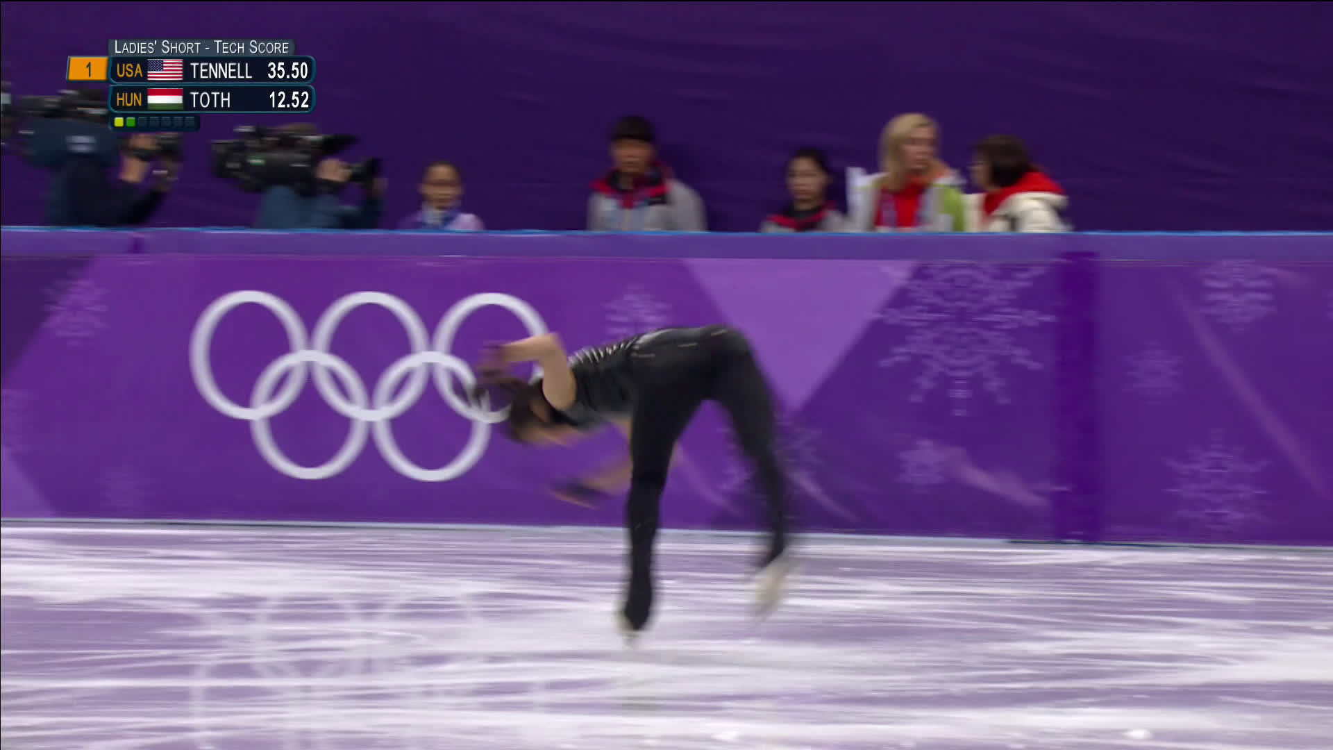 Skater performs to ACDC in short program NBC Olympics