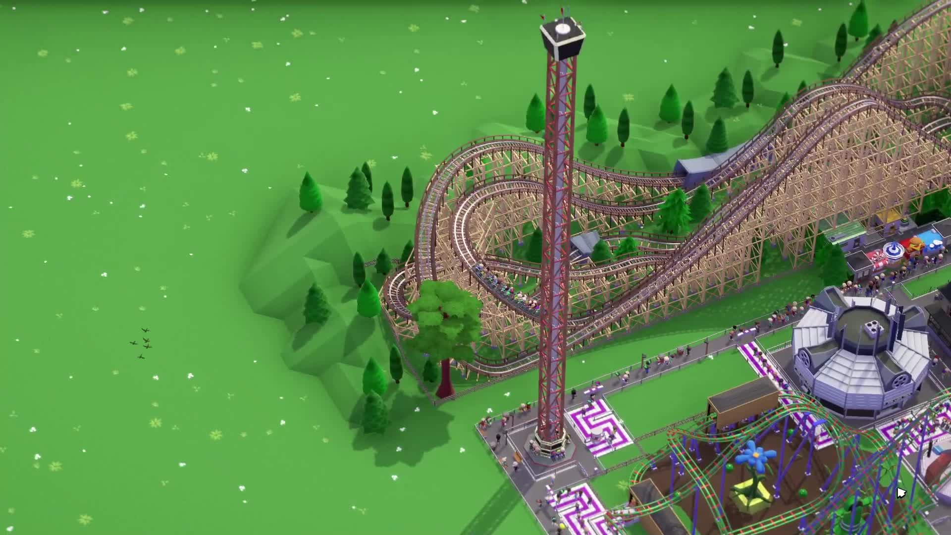 A big wooden coaster build I call