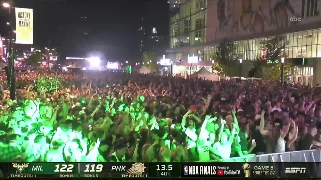 Underrated part of the Bucks championship run: We only had to watch one  playoff game with these things : r/MkeBucks