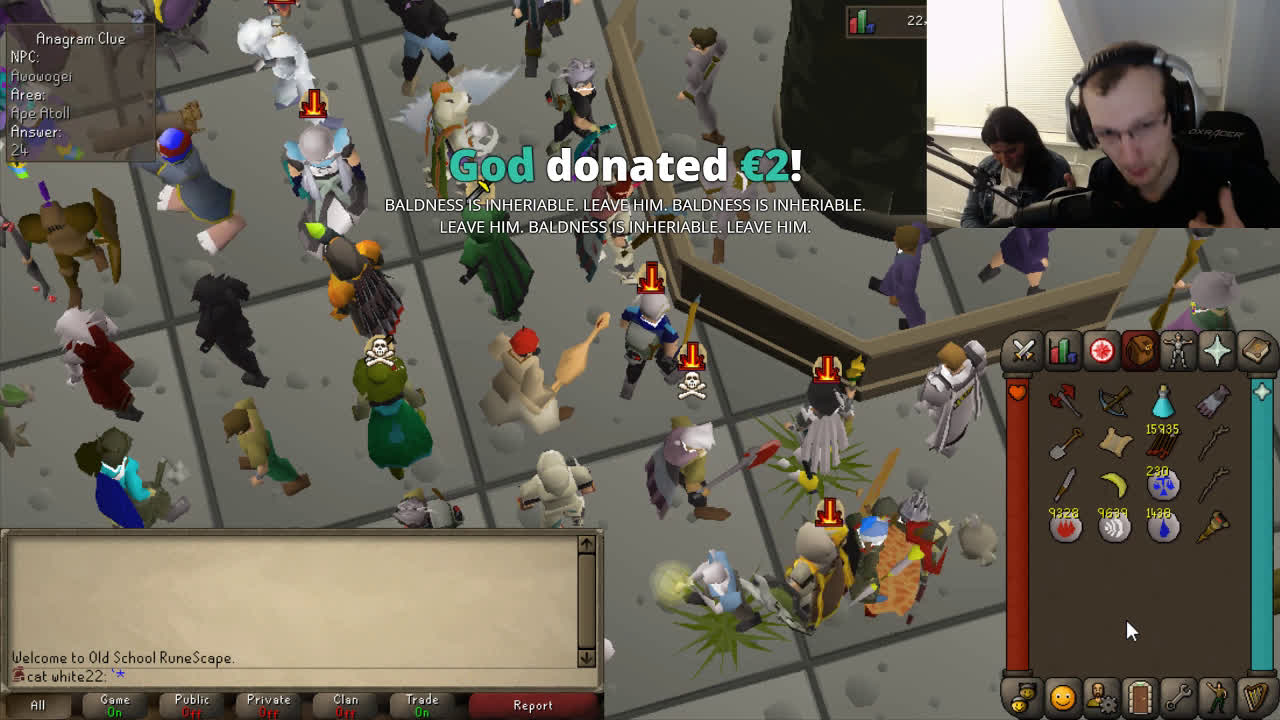 Runescape streamer A Friend breaks up with his girlfriend on stream