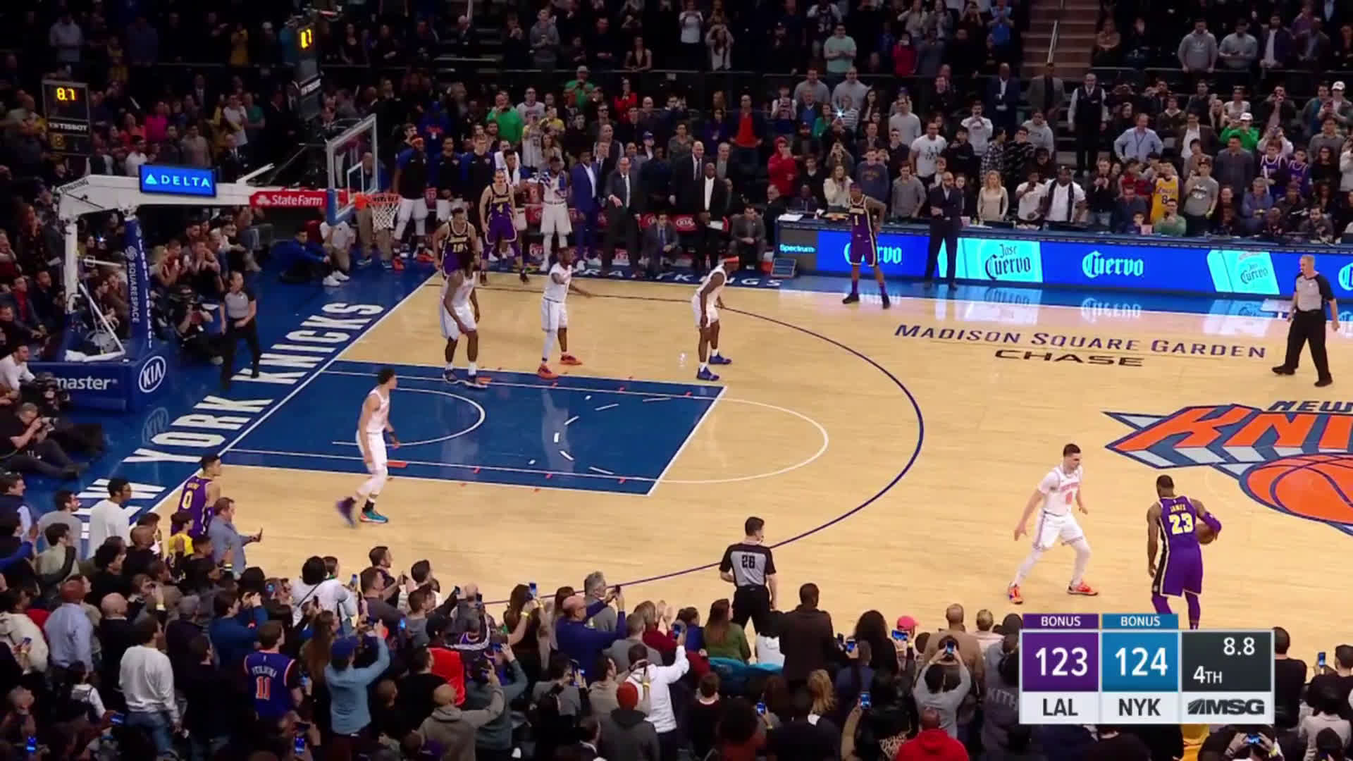 NBA _ Games_ Lakers at Knicks Google Chrome 18032019