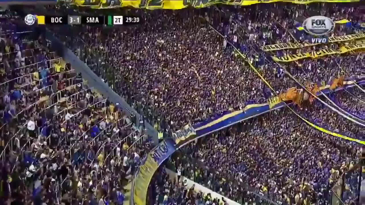 Video Boca Juniors Fans Singing Their Hearts Out Vs San Martin Soccer News