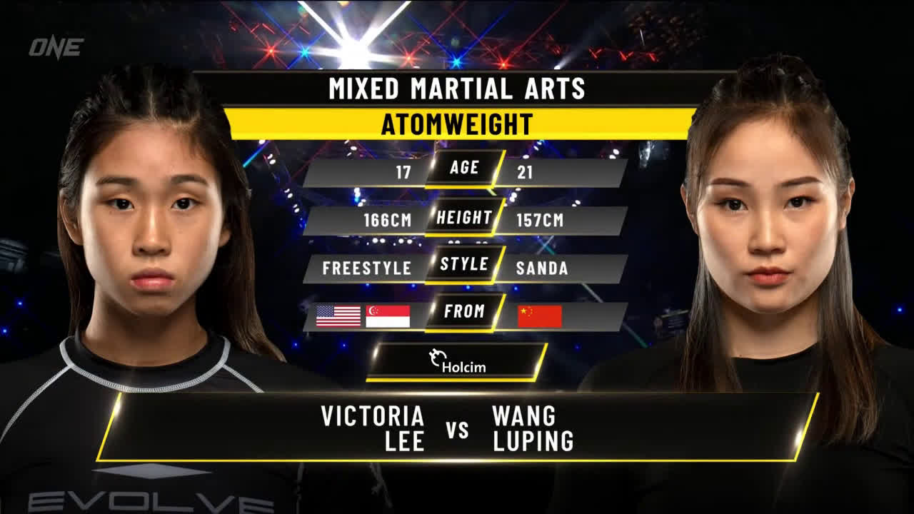 Victoria Lee vs. Wang Luping - FULL FIGHT with FINISH - (ONE Championship:  Battleground) - (2021.07.30) : r/WMMA