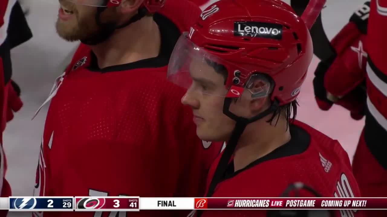 Michael Bunting irate on the bench after a missed call leaves him bloody. :  r/hockey