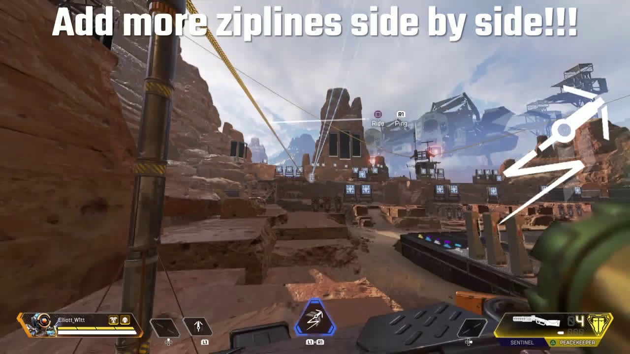 Apex Legends Player Discovers How to Jump on Ziplines with Pathfinder