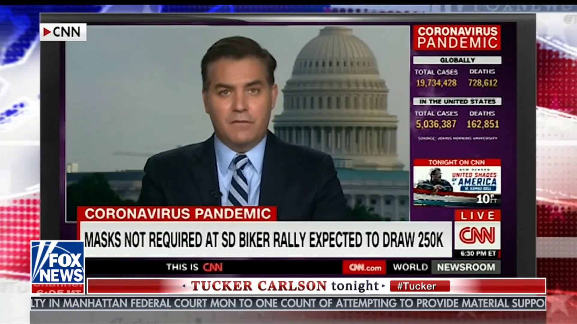 Tucker Carlson Media Attacked Sturgis Rally Attendees For Being Too Masculine Video