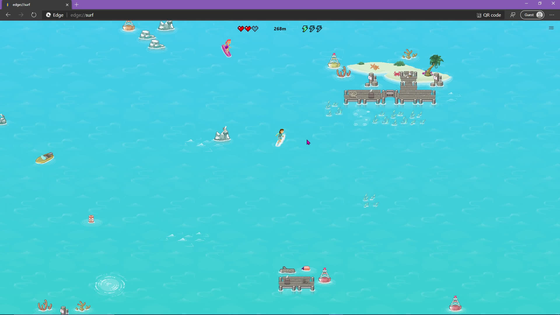 Watch Surf Game in Microsoft Edge browser | Streamable