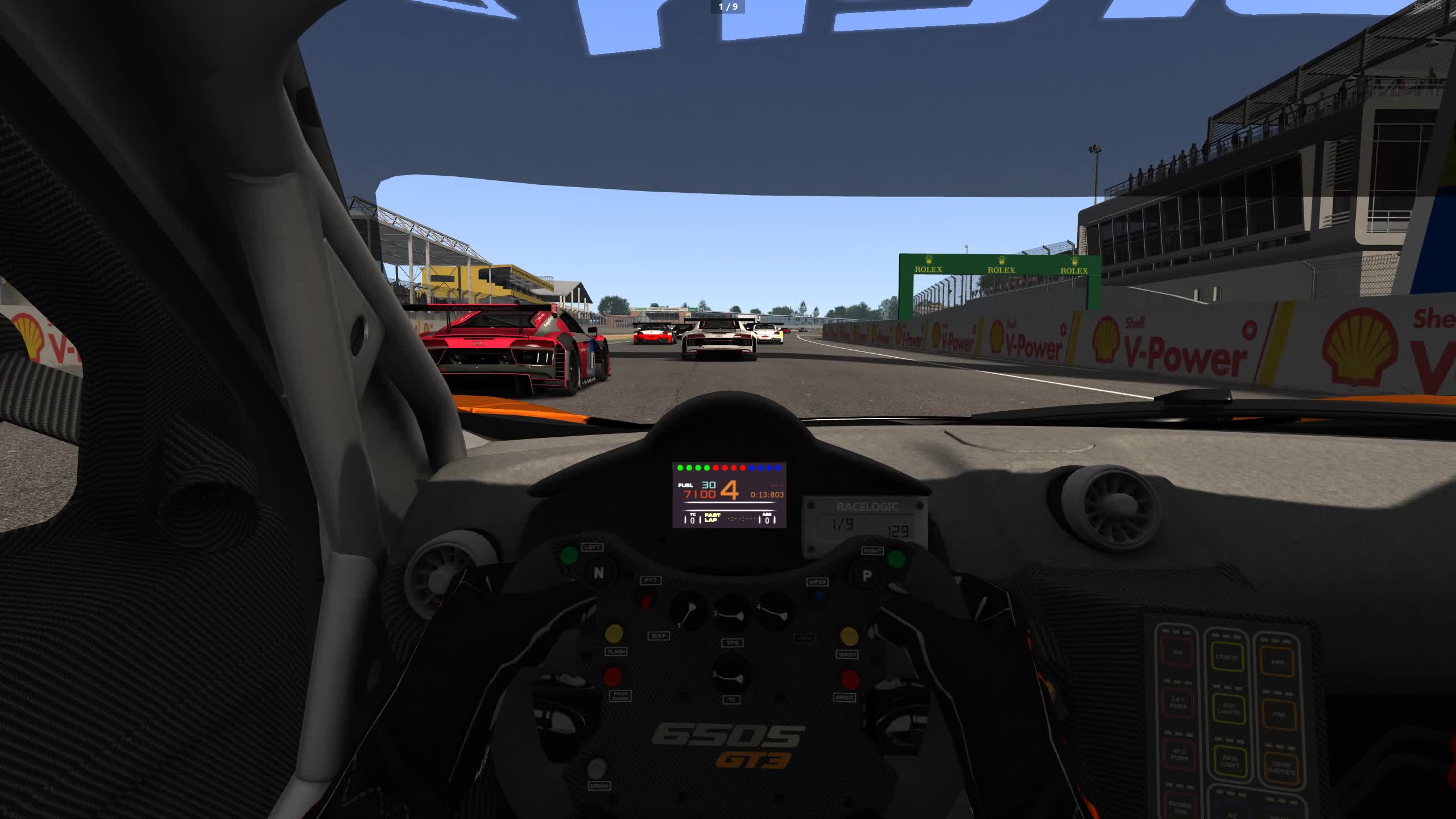 Assetto Corsa lemans 20 cars leaderboard test