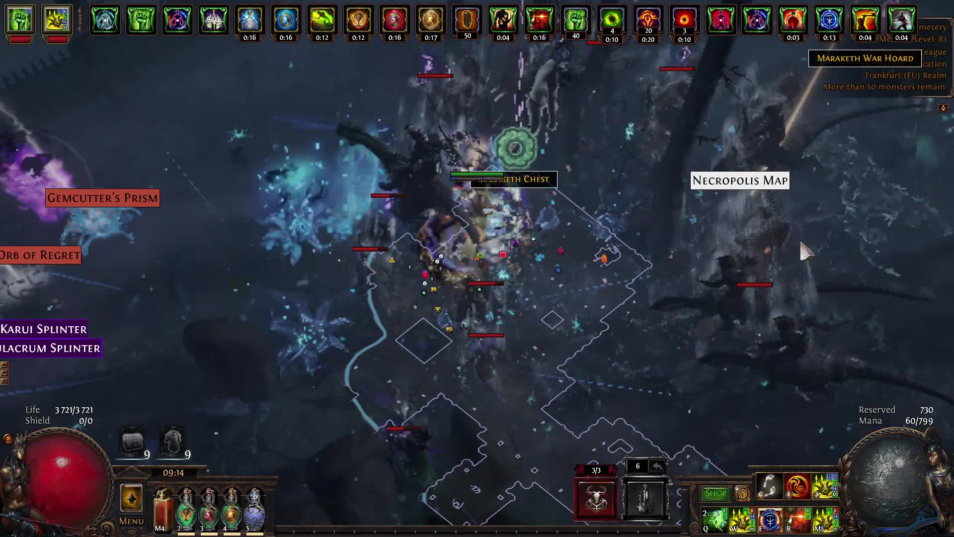 Almost immortal SA Pathfinder juiced Cemetery mapping + level 100 :  r/PathOfExileBuilds