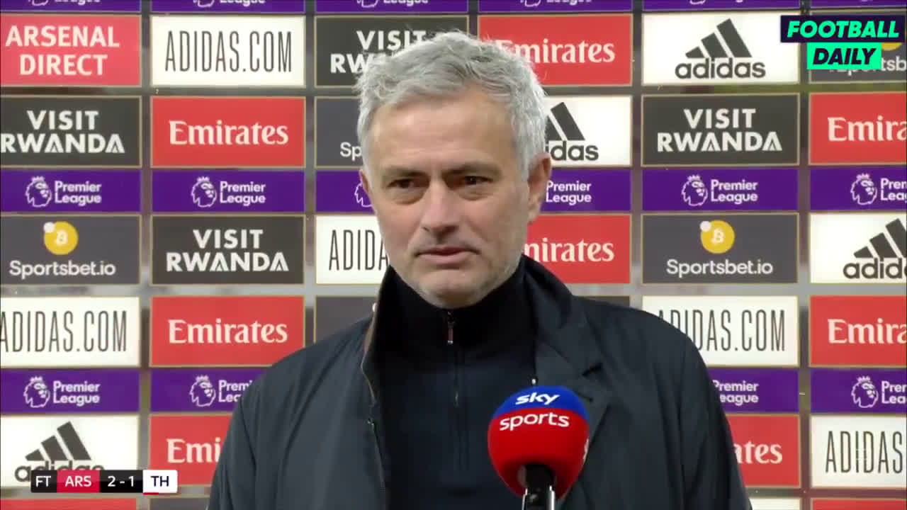 Mourinho No Post Match Interview For Referees That S A Pity I Think We Played Really Badly In The First Half Even 1 1 Was Not A Clear Reflection Really Bad Second Half We Had