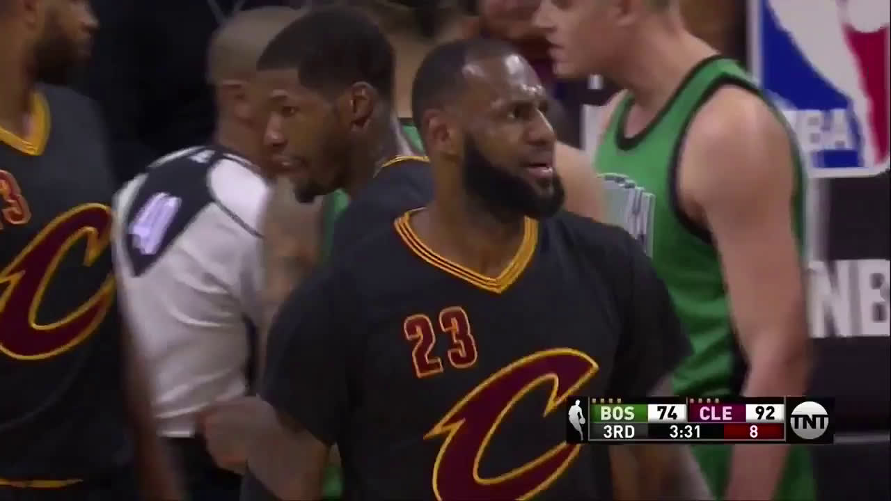 Marcus Smart punches Matt Bonner in the nuts (Video)