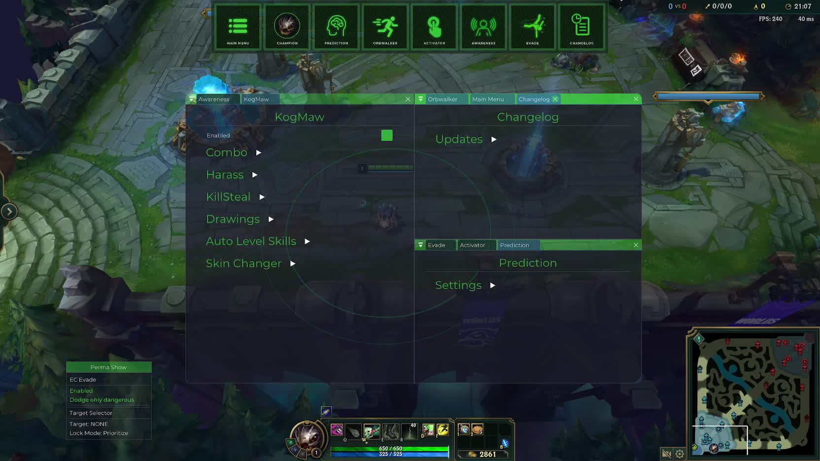 Menu Update pt2