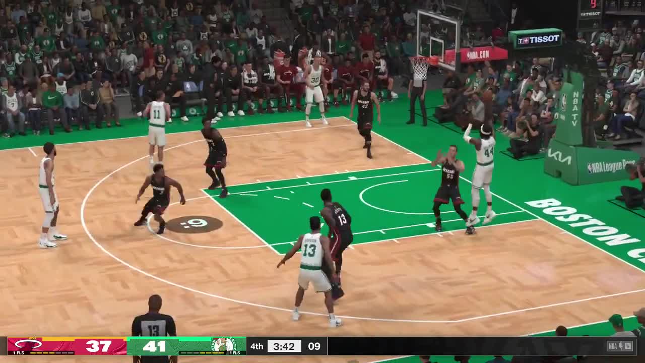 NBA 2K24 Gameplay - Boston Celtics vs Miami Heat - Full Game Highlights - NBA 2K24 PS5